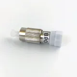 Metal Build Out Fiber Optic Attenuator Male to Female 0dB 1310 1550nm Plug-In Fixed Type F