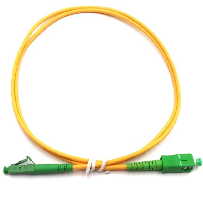 APTfactory Sm Sx  2.0mm 3.0mm G652d Ftth Patchcord 1.5m 2m  3m Yellow Optic Fiber Cable Jumper  sc Upc Patch cord Fiber Optic-boxintelecom