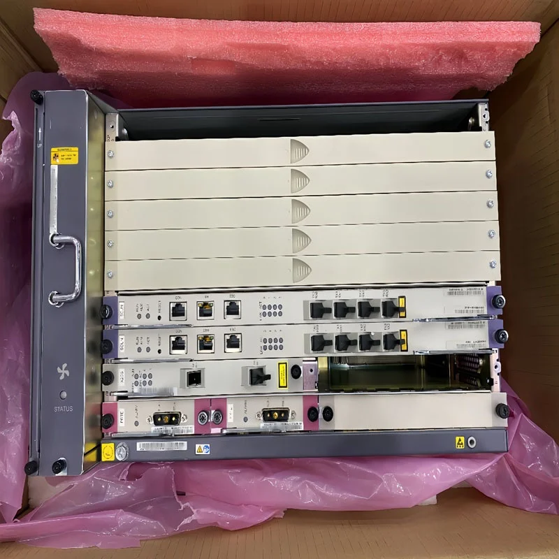 SmartAX MA5683T 19 Inch OLT Dual DC Power 8/16 Ports C++ SFP Dual MCUD1 GPON FTTH EPON C+ C MA5683T-boxintelecom