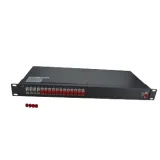 1U Rack Mount Fiber Optic PLC Splitter 1*16 FC/UPC G652D Single-Mode Fiber LC Connector SC