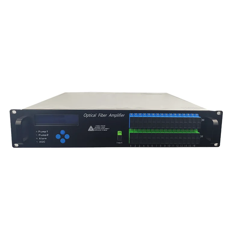 1550nm High Power 16 32 Ports EDFA CATV Optical Amplifier GPON XPON XGSPON Fiber Optical A