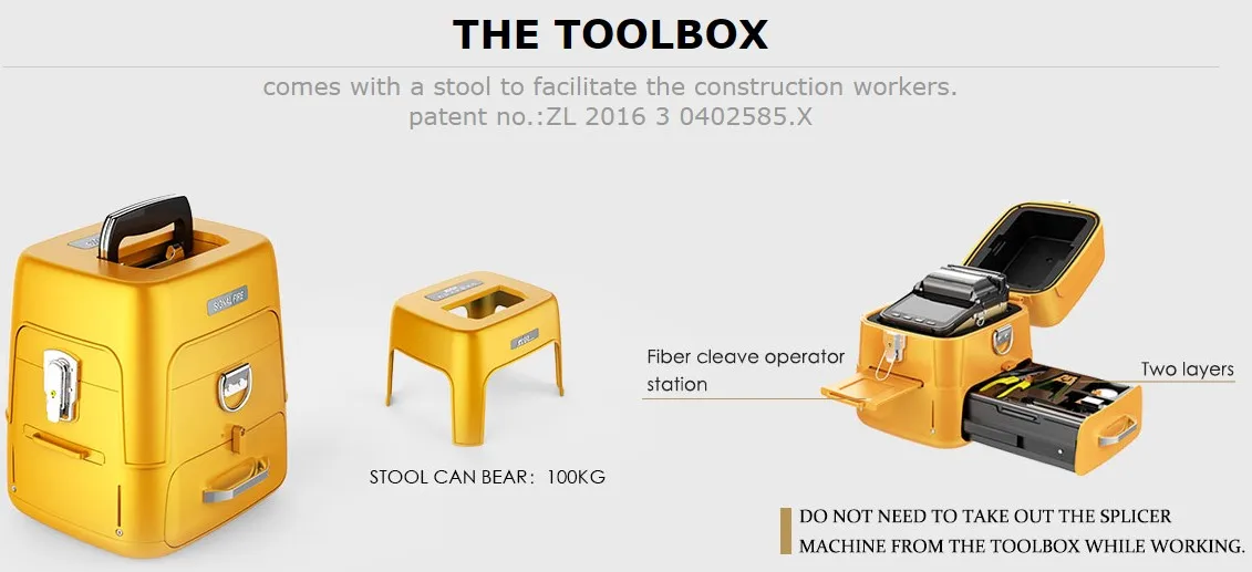 Manufactory Direct Fiber fusion Splicing Machine Splicing Machine Fiber Optic fusion Fiber Splicing Machine fusion Splicer