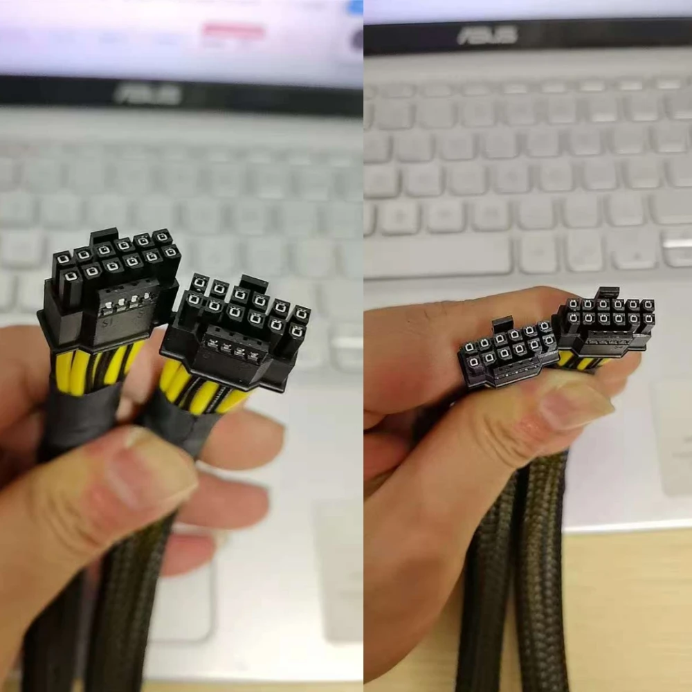 Best Selling Lenovo SR675 V3 Server Dual 12VHPWR Adapter Compatible GPUs Power Supply Cable for Graphics Cards 4090 A100 308 4