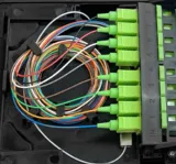 8-Port IP65 Waterproof Fiber Optic Termination Box for FTTx Outdoor Drop Cable, ABS Wall o