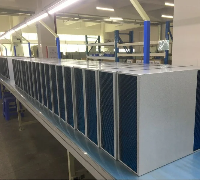 New IP55 Counter-Flow Heat Exchanger Core with Protection Level Applied to Cabinet Cooling Unit