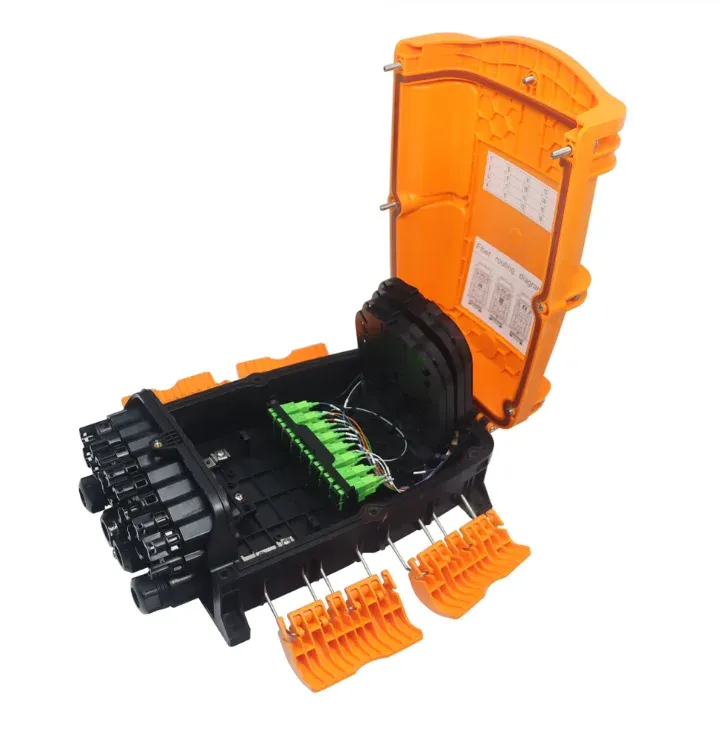 IP68 Waterproof Fiber Distribution Box 16 Cores, Outdoor Wall-Mounted FTTx Splice Closure 
