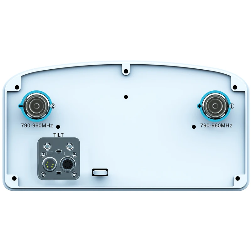 High Gain Base Station Antenna 2  Pol 790~960MHz  90° 16.2dBi 0°~8° Integrated RCU Antenna