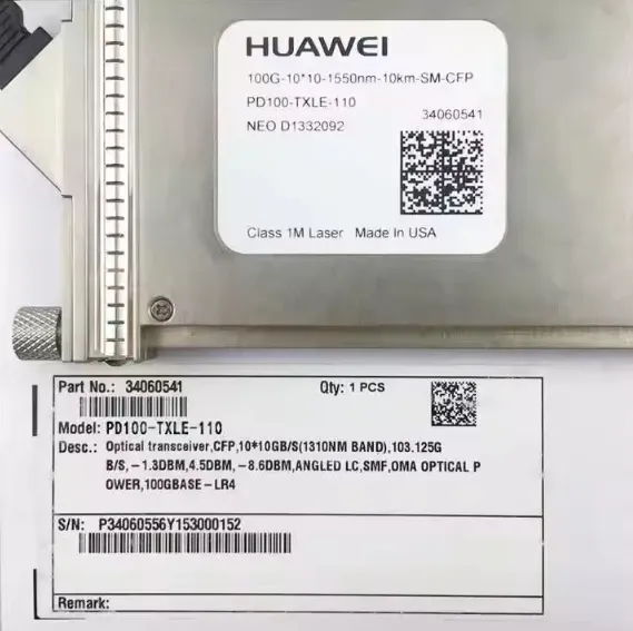 FINISAR FTLC1183SDNA-FH OUT4 CFP-100GBASE-LR4 CFP 10KM 100g-lr4 Industrial Fiber Optic Switch For Factory Site Facilities-boxintelecom