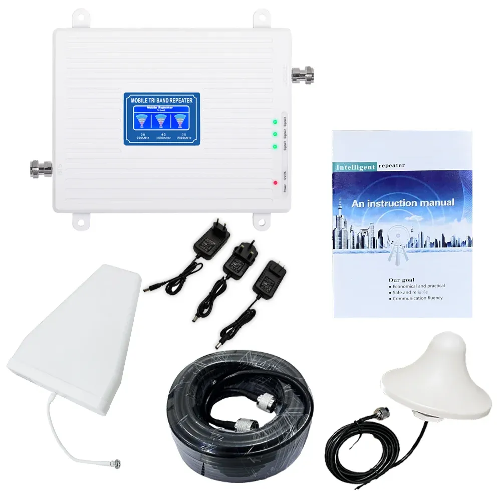Signal Booster BTS&NMS RF 800&1800MHz Dual Band Signal Amplifier With N Female Connector f
