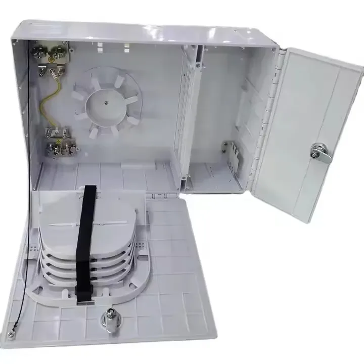 SURFIBER SURODFWM01 FTTH ODF 1U Termination Box SC/LC/FC/ST Rack Wall Mount 12 24 48 72 Fi