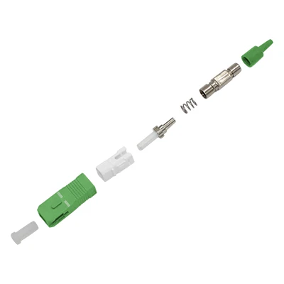 SC/APC 0.9mm Fiber Optic Connector High Precision Optical Fiber Connector for Data Center,