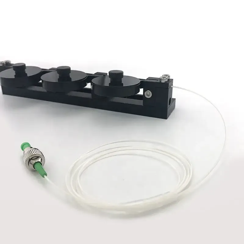 FTTH 1060/1310/1550nm FC/APC SMF Manual Mechanical 3-Paddle Polarization Controller