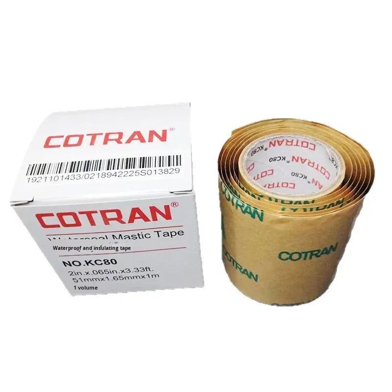 Waterproof Insulating Self-adhesive Tape 1m Kechuang KC80 Fiber Optic Communication Power Cable Joint Sealing Rubber Mud-boxintelecom