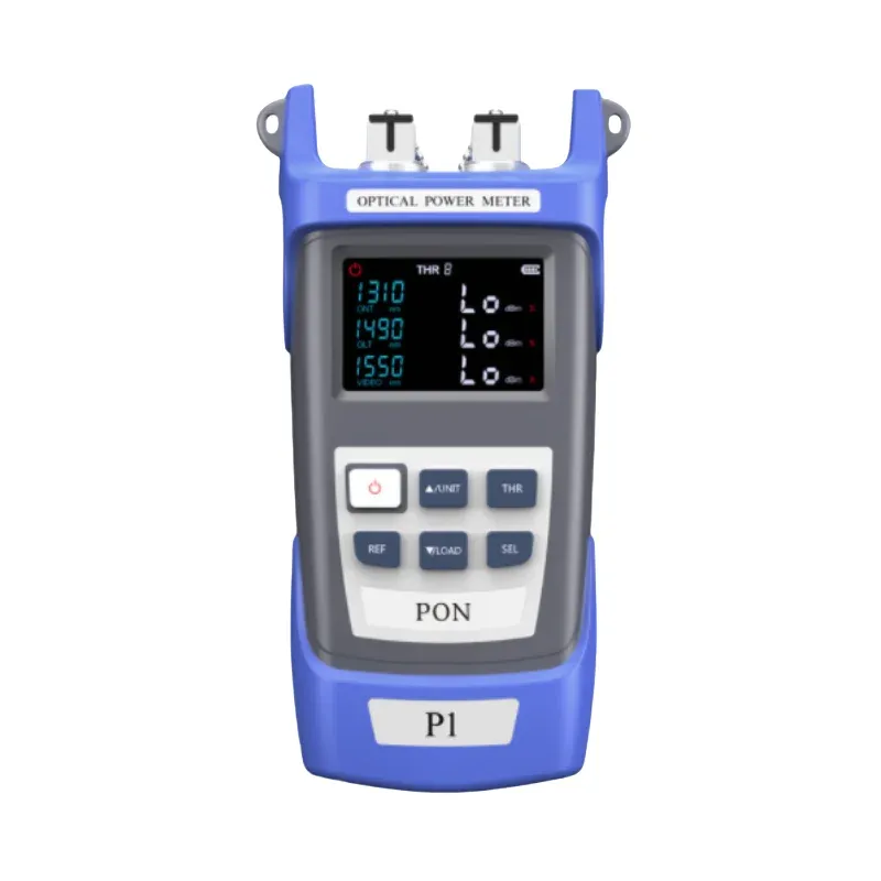 P1 Optical Power Meter Fiber FTTH OPM Multi-Interface Light Failure Tester with POE Network 850-1625nm SC/FC/ST-boxintelecom
