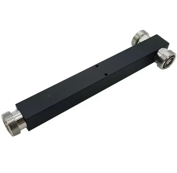 Low PIM Square 200W 698-4000MHz 2 Way Cavity RF Power Splitter with DIN for Mobile