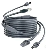 20m 30m 40m 50m RJ45 Ethernet + DC 12V Power Cable for CCTV IP Camera, Network Power Integ