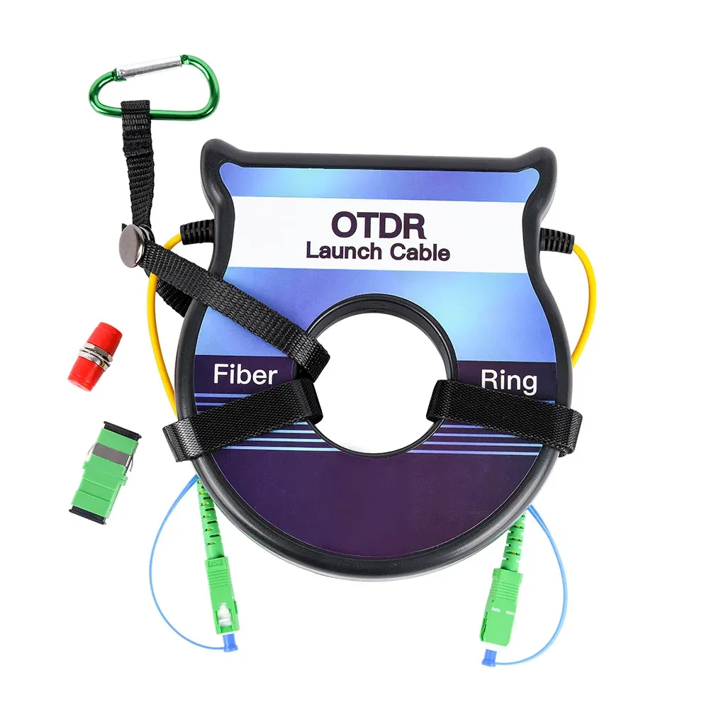 FTTH Singlemode   sc /upc - sc /upc Jumper  Otdr Launch Cable Box round  Box Type OTDR Launch Cable 1km/2km/3km-boxintelecom