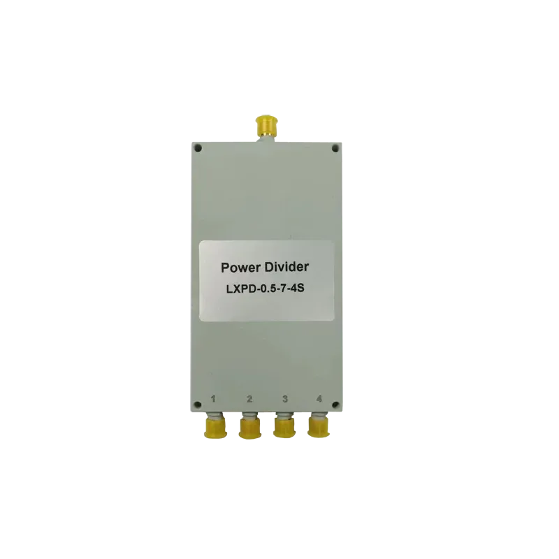 RF Passive Components 4Way Wilkinson Power Divider with 0.5-7GHz SMA-F