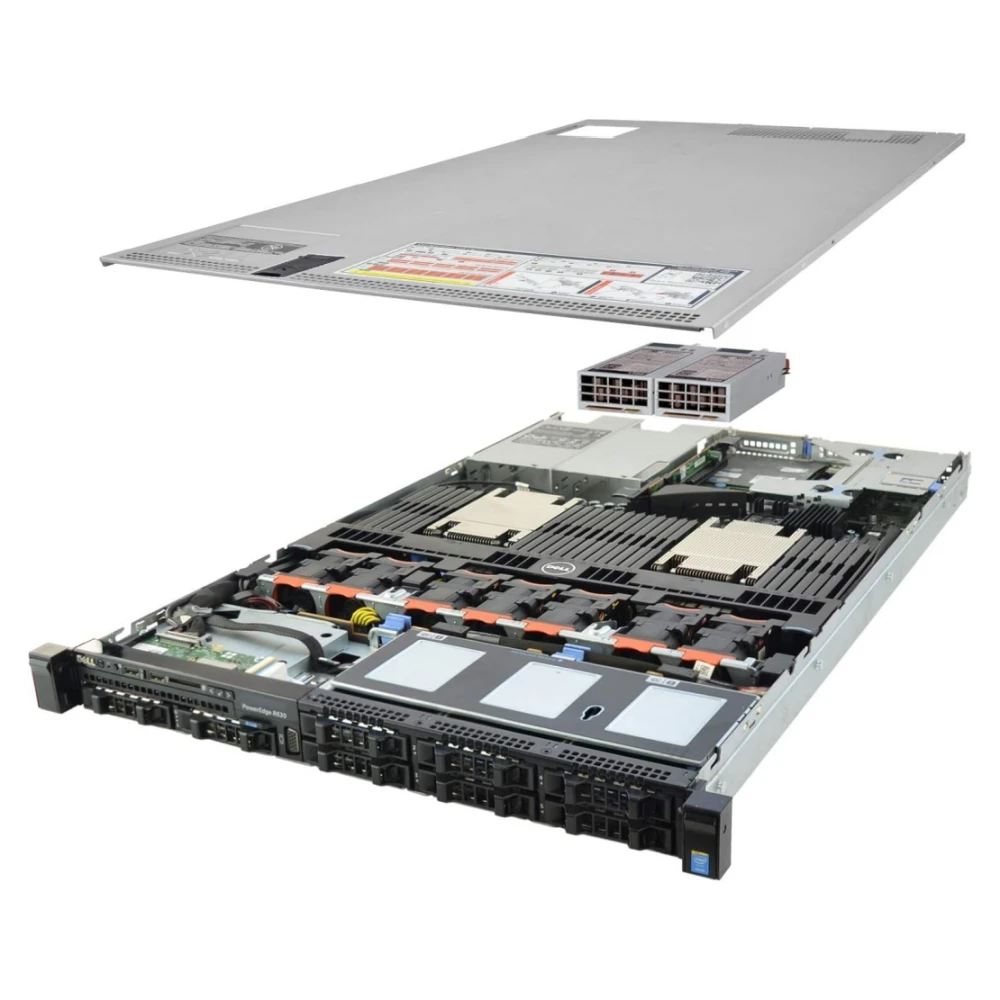 Used Motherboard Dell R630 1U Rack Server Lower Price Second Hand Network Computers 4