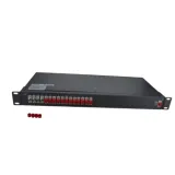 1U Rack Mount Fiber Optic PLC Splitter 1*16 FC/UPC G652D Single-Mode Fiber LC Connector SC
