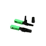 SC APC Fast Fiber Optic Quick Connectors Reusable Connectors Adapter Embedded 55mm Single 