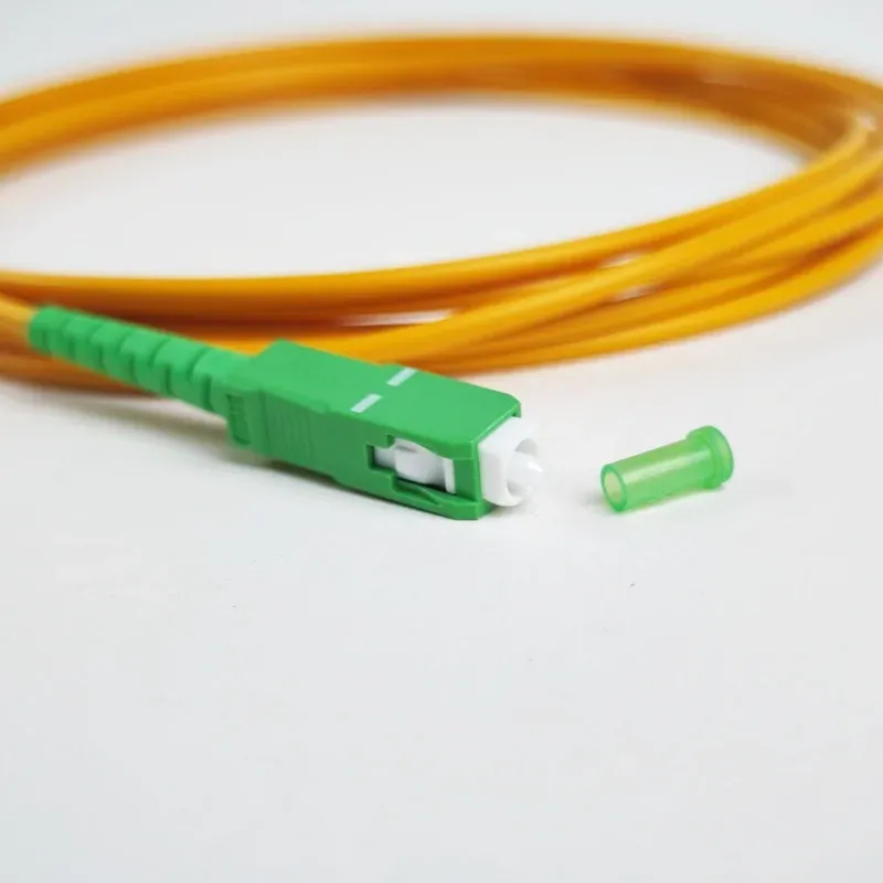 Optical Fiber Optic Patch Cord Equipment SC/APC-SC/APC FTTH Single Mode 1M 2M 3M Fiber Jum
