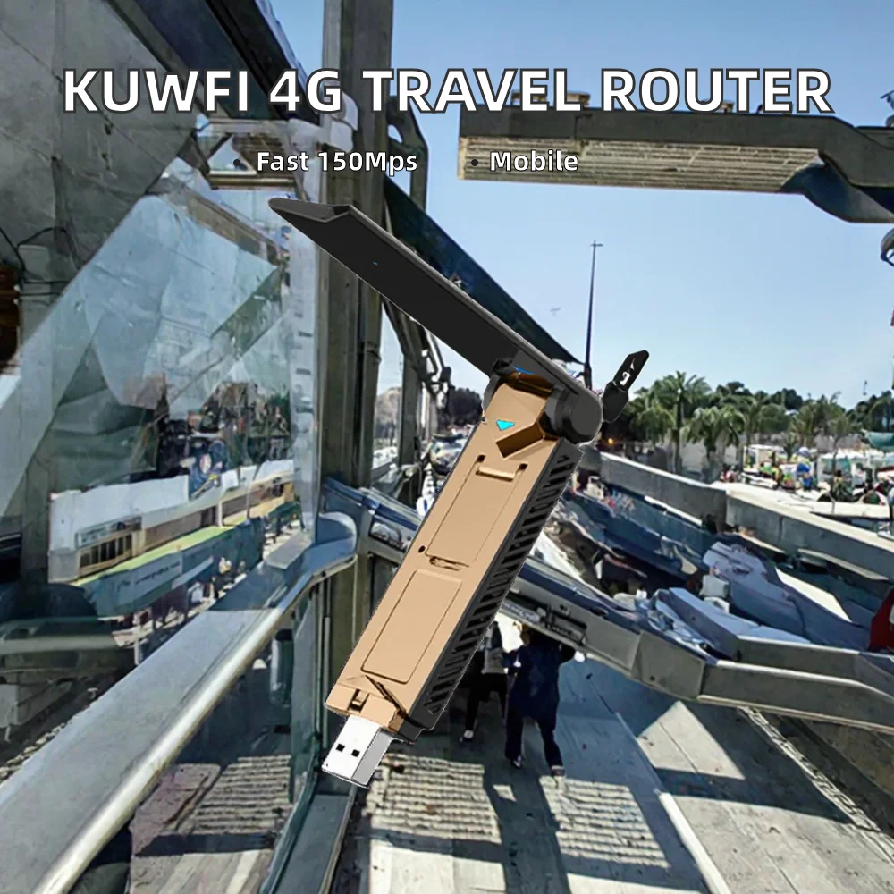 For 10-Device Hotspot Sharing Firewall New 4G 2.4G 150Mbps Portable Wireless USB Router for Travel Use-boxintelecom