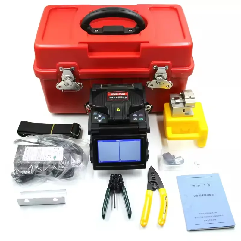 Single Optical Fiber Fusion Splicer Dvp-740 Mini Fiber Splicing Equipment