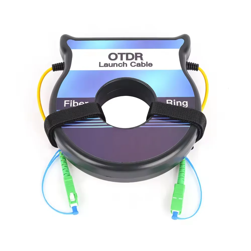 FTTH Optical Product Fiber Optic Tool SC/APC-SC/APC SM G652D 300M OTDR Launch Cable Ring-boxintelecom