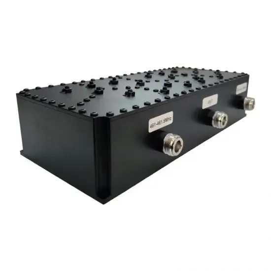 Rx:451-451.5MHz  Tx:461-461.5MHz UHF Compact Duplexer N(f) for TETRA Public Safety/Mission