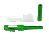 LC APC/UPC Screw Fiber Optic Fast Connector, Pre-Embedded Quick Assembly Connector for 0.9