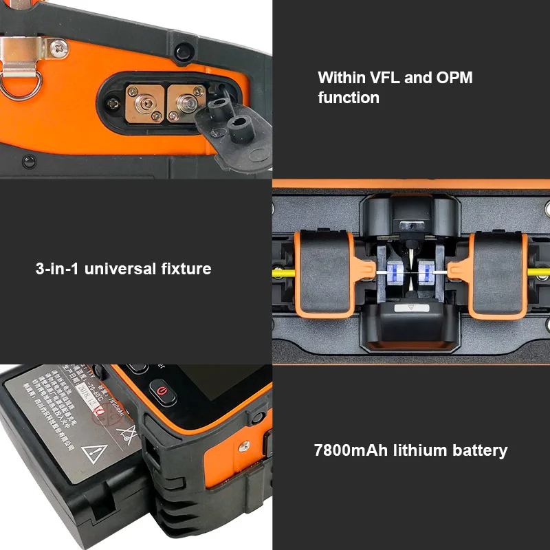 New Model Ftth Ai9 Automatic Fusion Splicing Machine   Fast Splicing 6 Motors Fiber Splicing Ai9 Machine Fusion Splicer Ai-9-boxintelecom