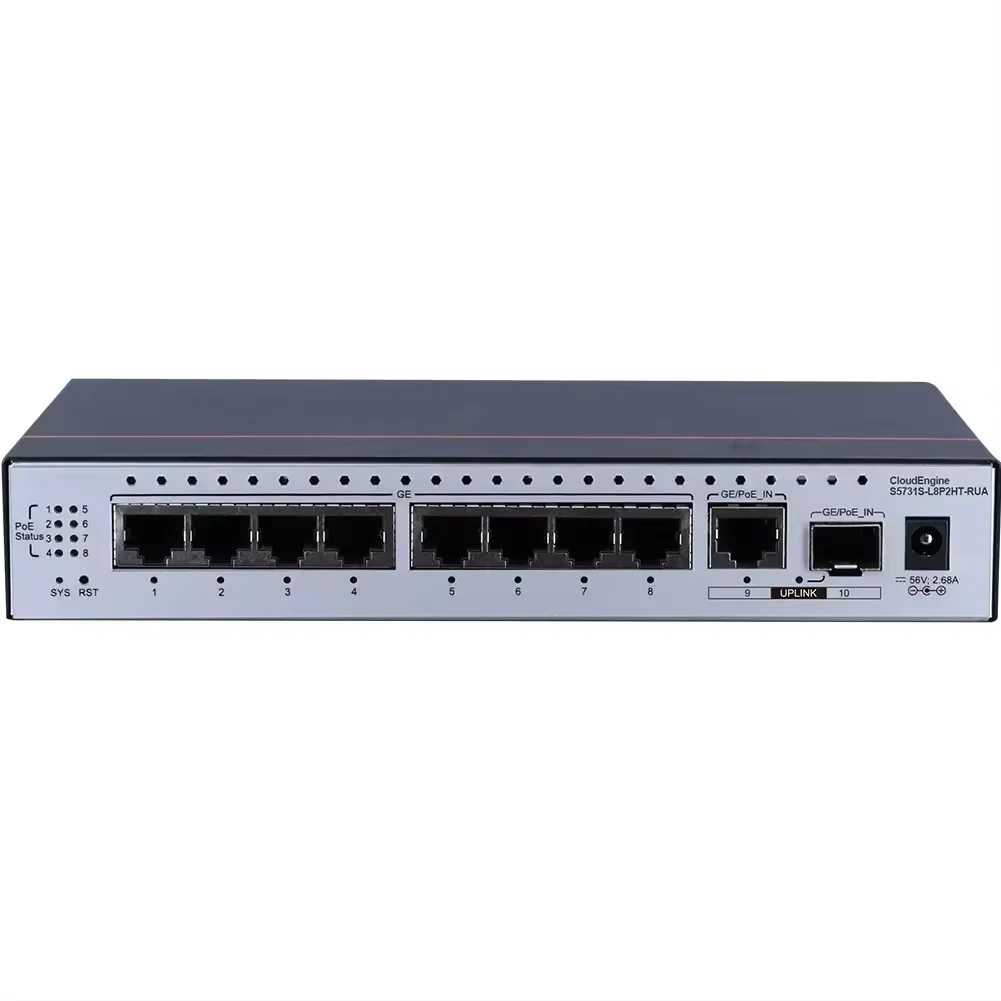 CloudEngine S5735-L48LP4S-A-V2 98012033 48*10/100/1000BASE-T 4*GE SFP Ports AC Power Network Switch 0