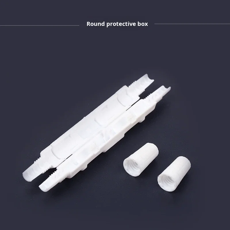 Square Fiber Optic Cable Protection Box with Heat Shrink Tube for FTTH Network Installatio