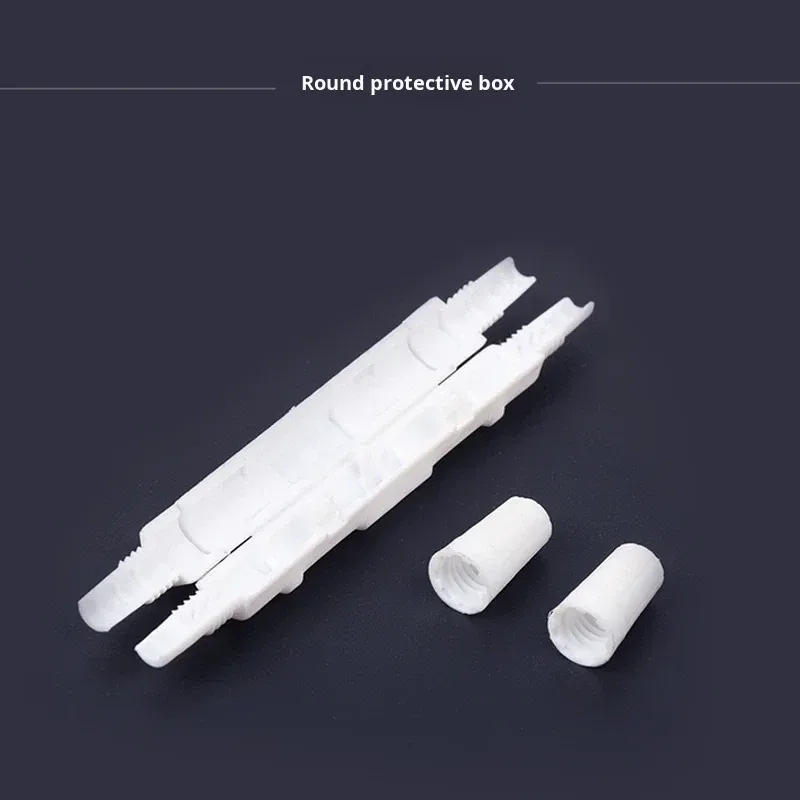 Square Fiber Optic Cable Protection Box with Heat Shrink Tube for FTTH Network Installatio