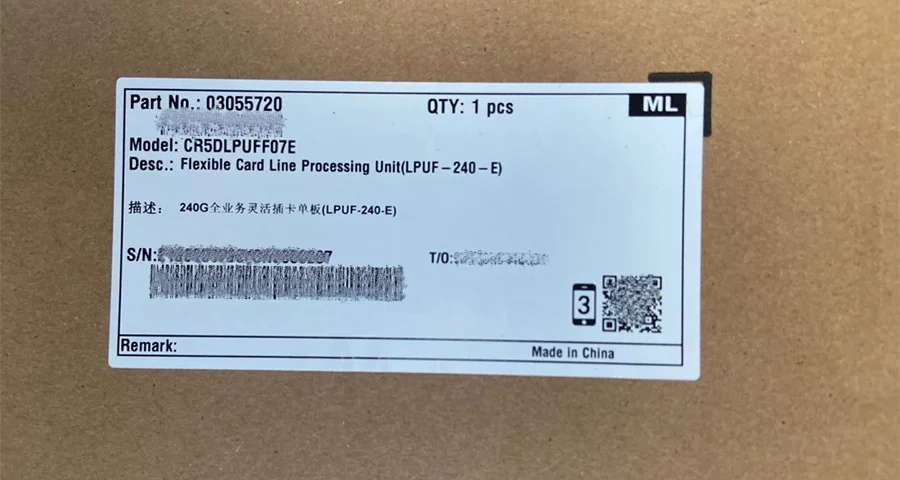 NE40E LPUF-240 03055720 Flexible Card Line Processing UnitLPUF-240-E CR5DLPUFF07E 1