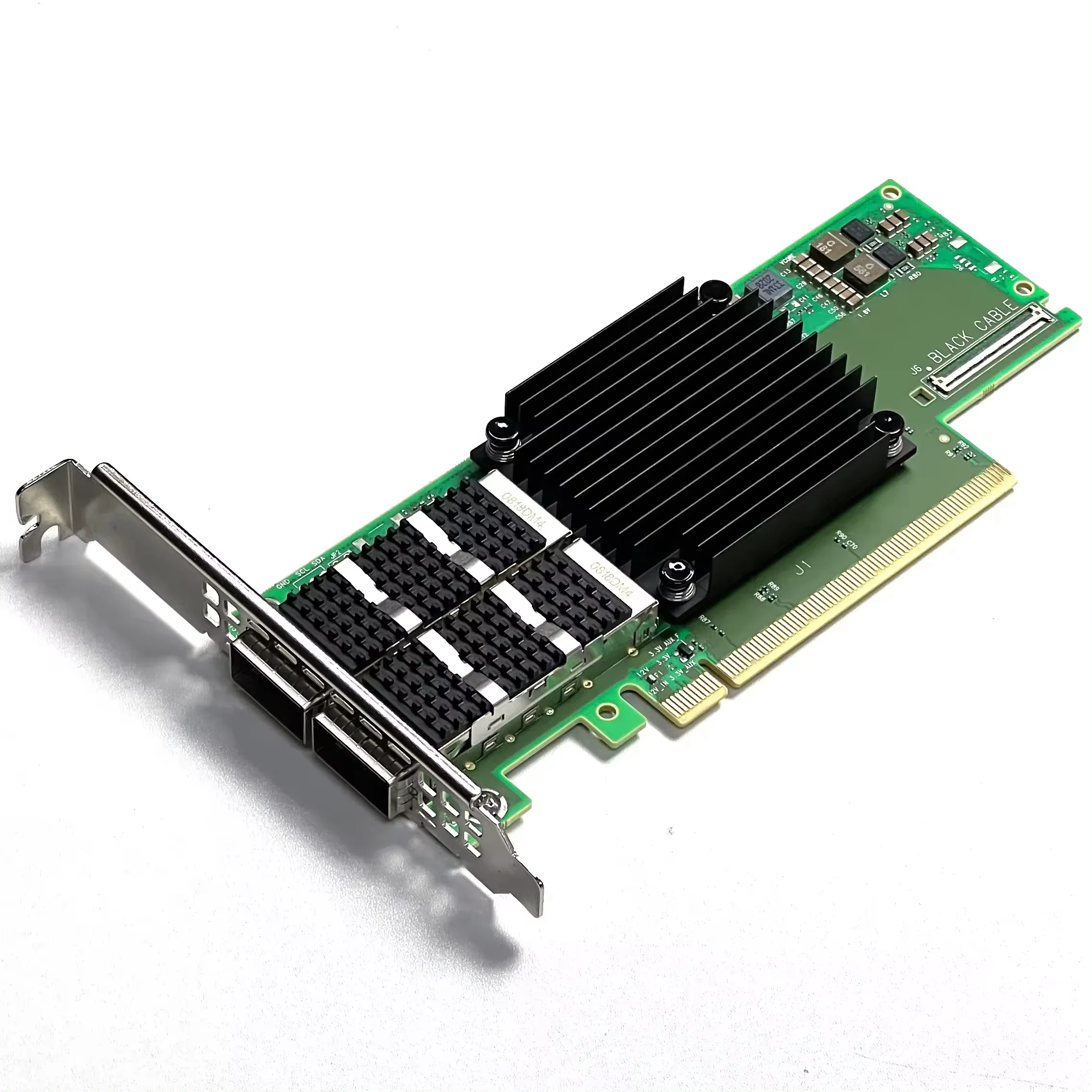 MCX556A-ECAT Mellanox ConnectX-5 VPI Adapter Card EDR IB 100GbE Dual-Port QSFP28 MCX556A-ECAT-boxintelecom