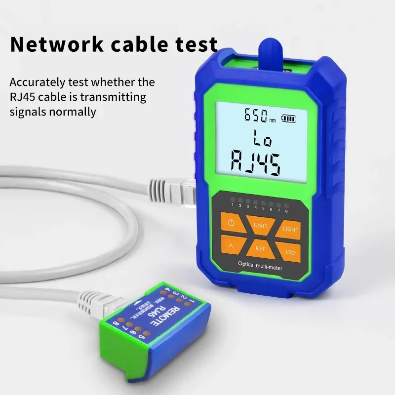 GUANGYAN OPM G5 Fiber Optic Equipment 9 Wavelengths with Network+LED Optical Power Meter Rechargeable Deviser-boxintelecom