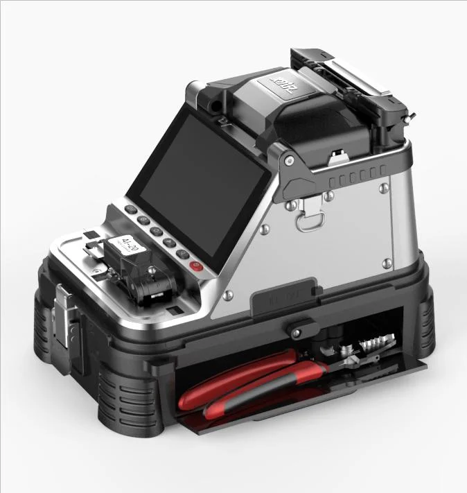 Fiber Fusion Splicer High Accuracy AI-20 Six Motors Auto 6S Fast Splicing Machine FTTX Fib