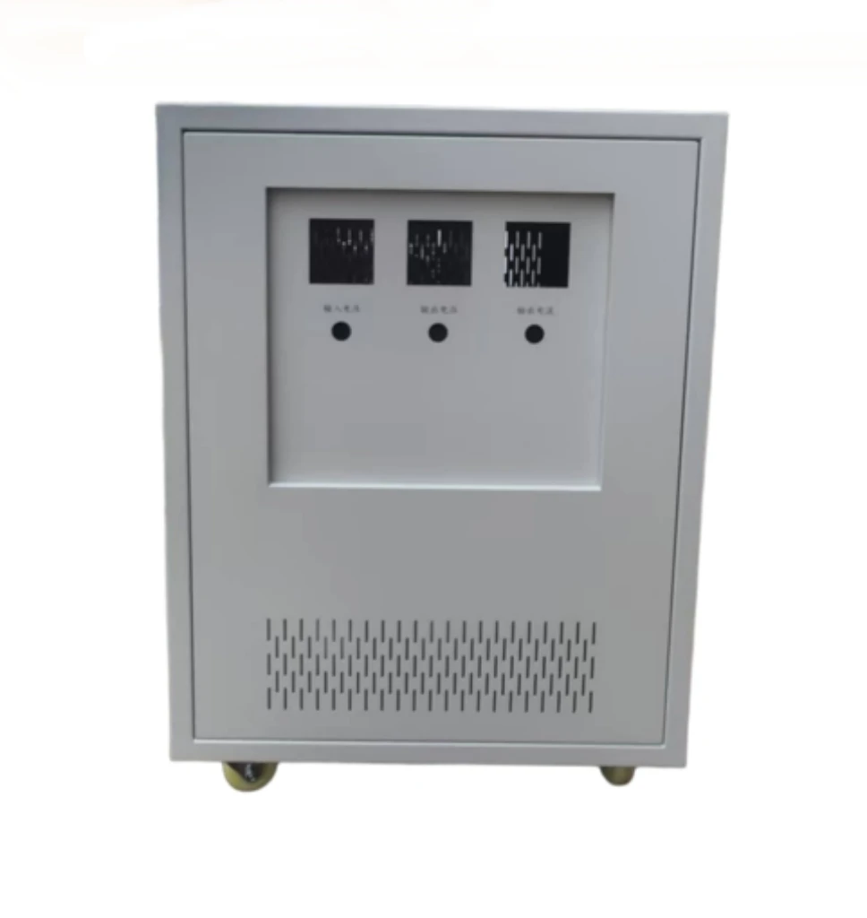 High Quality 220V Automatic Current Regulator 10KVA/15KVA 10000W/15000W Capacity Steel Control Electronics Instrument Enclosure-boxintelecom