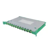 SC/APC 12-Core Integrated ODF Splicing Tray - Broadcast Grade Fiber Fusion Tray with Full 
