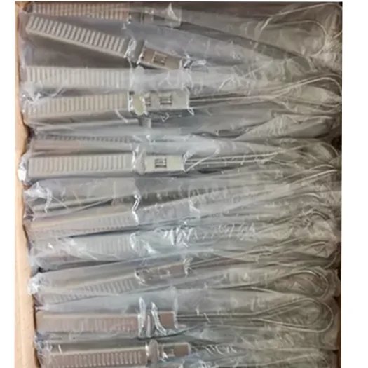 Fiber Optic Flat Types 304 Steel Drop Cable Tension Clamp Fiber Optic Drop Wire Cable Clam