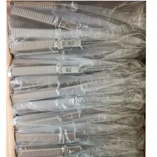 Fiber Optic Flat Types 304 Steel Drop Cable Tension Clamp Fiber Optic Drop Wire Cable Clam