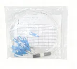 PLC 1x16 Mini Steel Tube Fiber Optic Splitter SC/UPC 0.9mm Singlemode Telecom-Grade