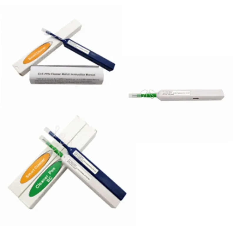 One Click 2.5mm SC FC Cleaner 1.25mm LC Fiber Optic Cleaning Pen