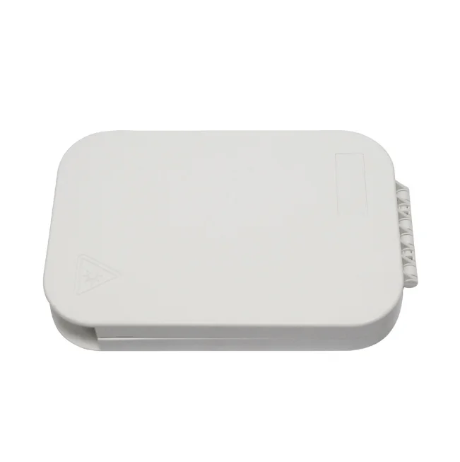 8 Ports Indoor Mini FTTH Fiber Optic Distribution Box, IP54 ABS/PC Wall or Pole Mounted Fiber Terminal Box for FTTx Networks-boxintelecom
