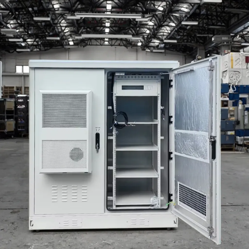 RH OEM ODM Outdoor Two-Compartment 30U Battery Cabinet IP55 Energy Storage Aluminum Steel Powder Coated Stainless Steel-boxintelecom