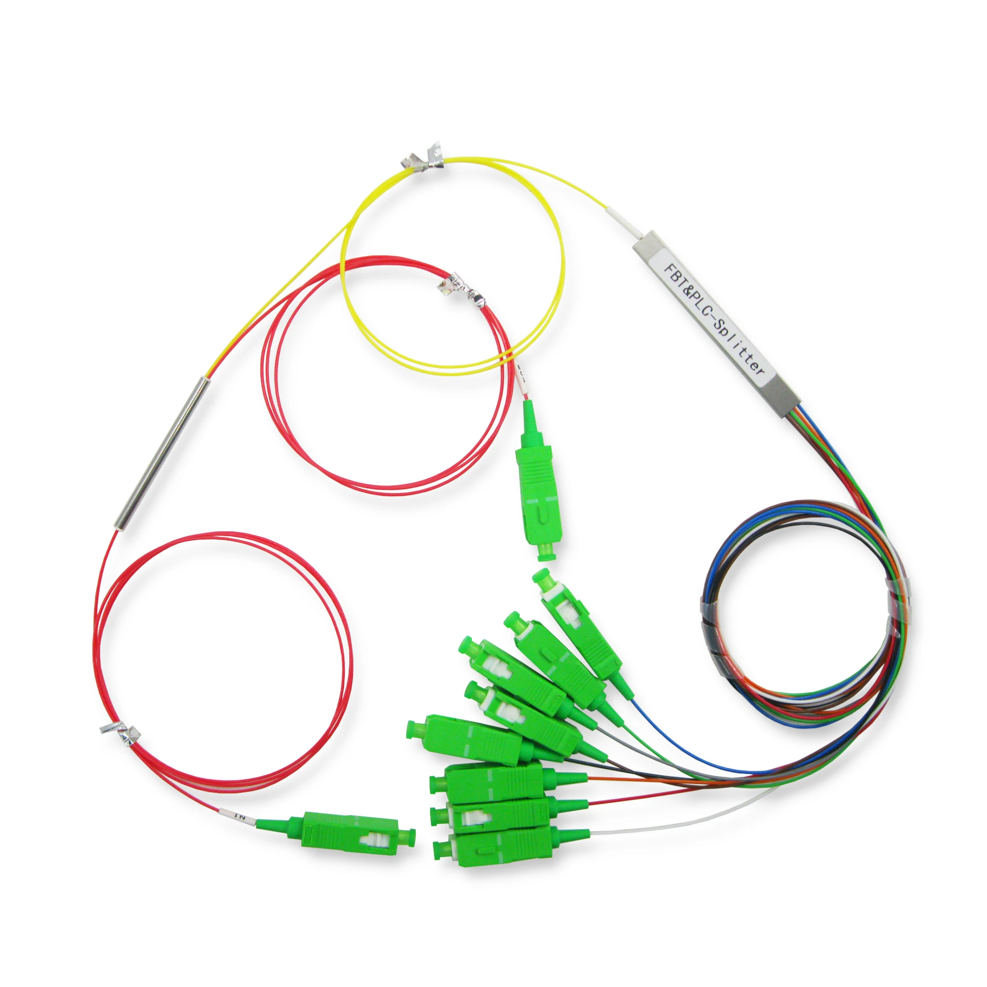 Ffth Plc Splitter  Manufacture Optical Fiber Splitter sc Upc Mini Plc Splitter