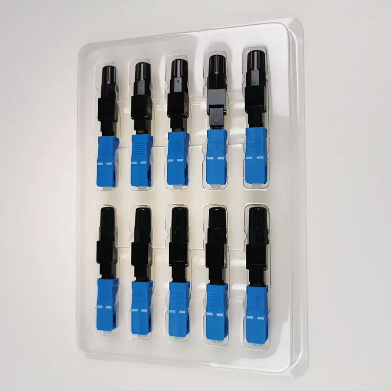 Telecom Grade SC/UPC Embedded Fiber Optic Quick Connector Cold Splice/Cold Joint Indoor FT