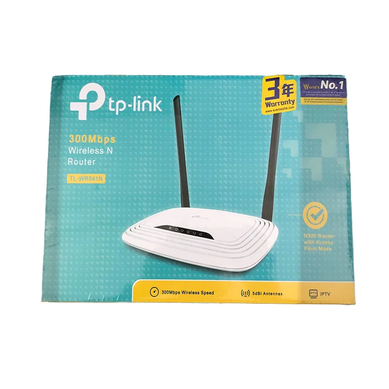 TP841N Dual Antenna 300M Home Wireless Broadband Router TP841 English Version Power Supply US/EU Plug-boxintelecom